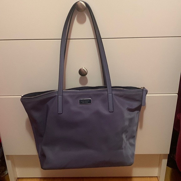 Blue nylon Kate Spade pocket book - Picture 1 of 3